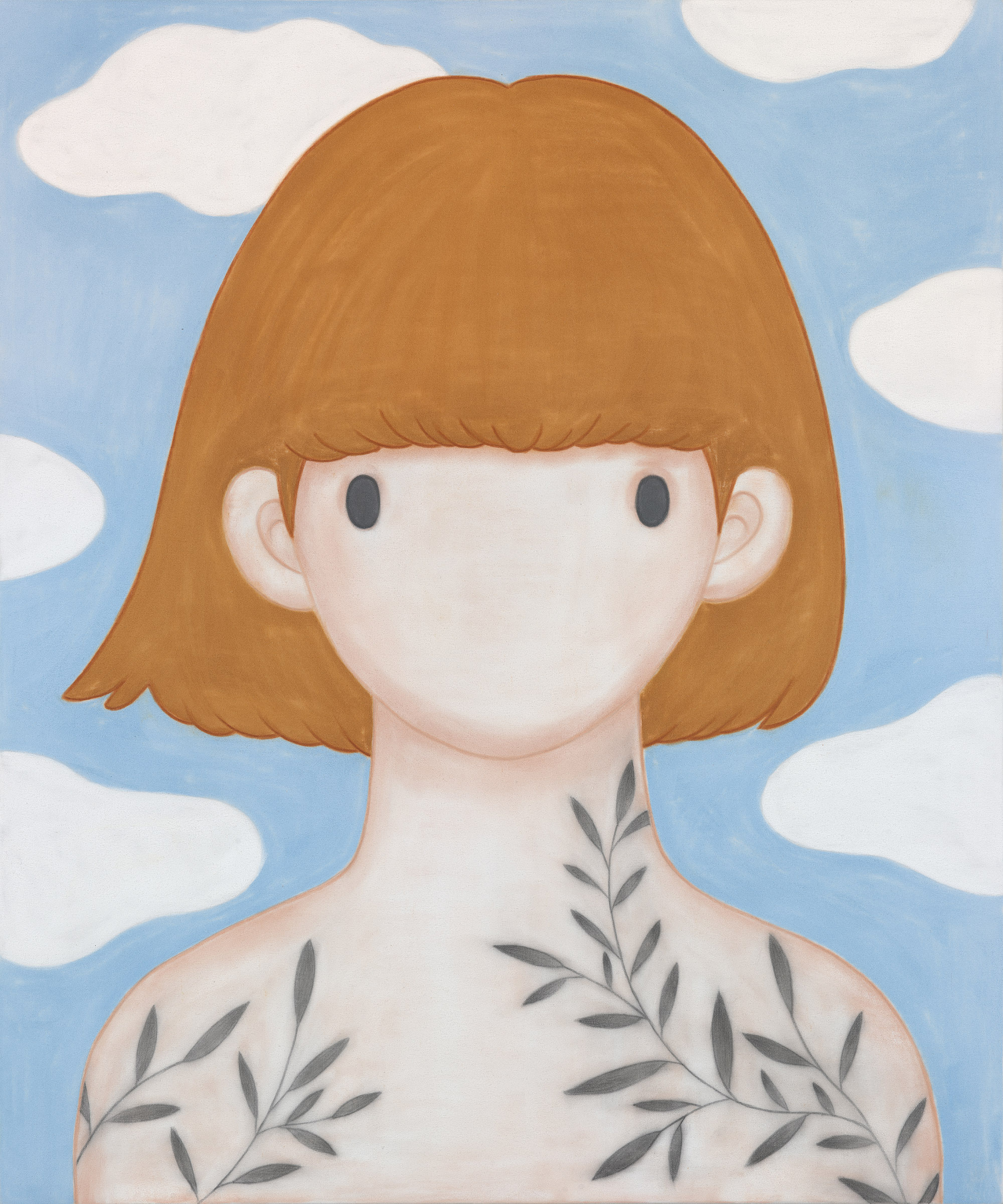 [25p3659] 2025_Essay_Cloud In The Sky_pastel, conte on daimaru_72.7×60,6cm.jpg