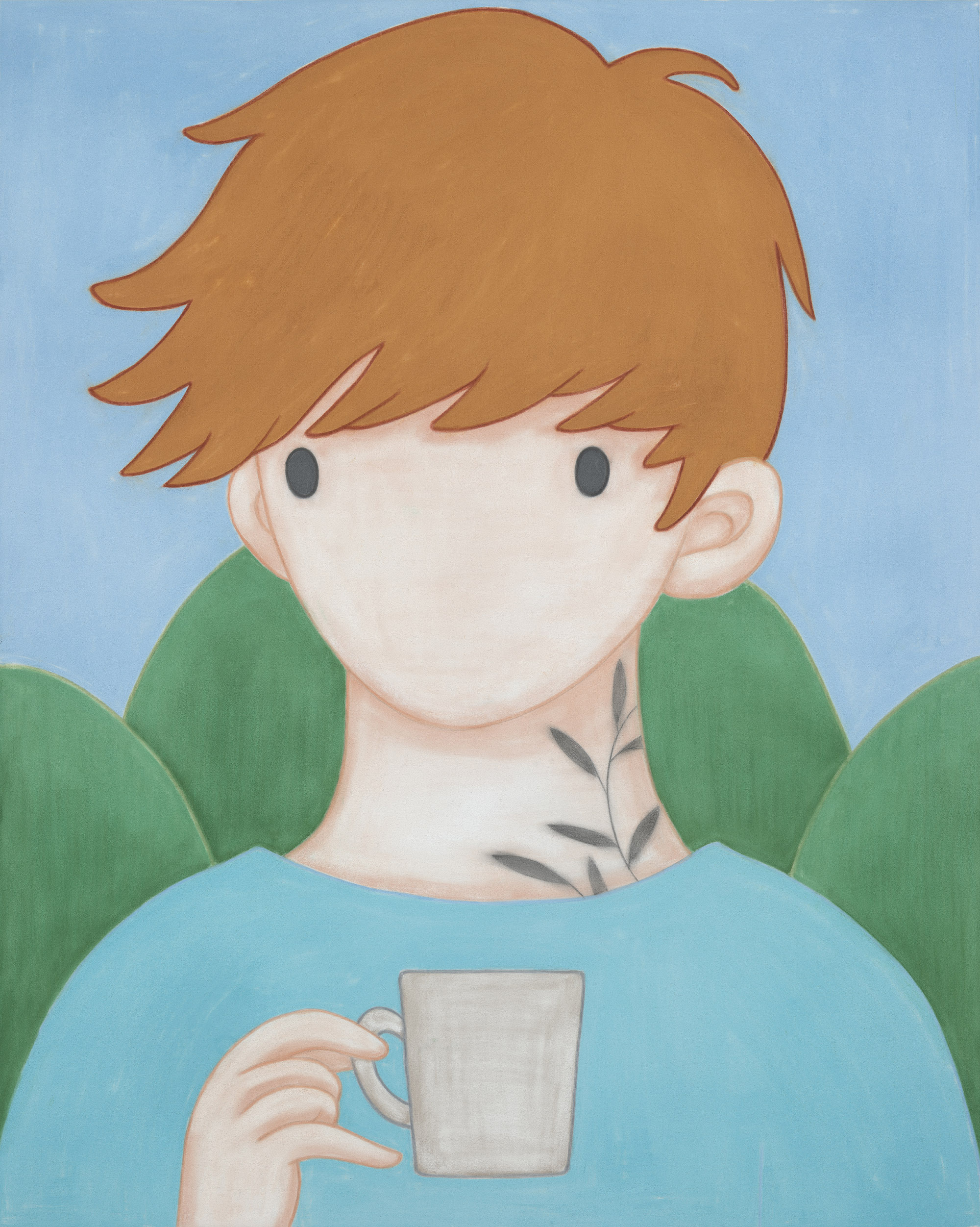 [25p3709] 2025_Essay_Tea_pastel, conte on daimaru_90.9×72.7cm.jpg